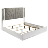 Jazz - Platform Bed With LED Upholstered Headboard
