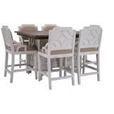 Westgate Pub Table & 6 Barstools - WESTPB+WESTPUB+WGBBWx6