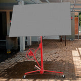 Drywall Lift Panel Hoist Jack Lifter With Caster Wheels And Telescopic Arm