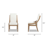 Lennox - High Back Upholstered Dining Chair (Set of 2) - Light Beige