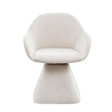180° Rotating Accent Chair For Living Room - Beige