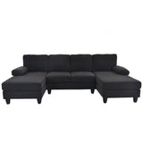 U-Shaped Sofa With Dual Chaise