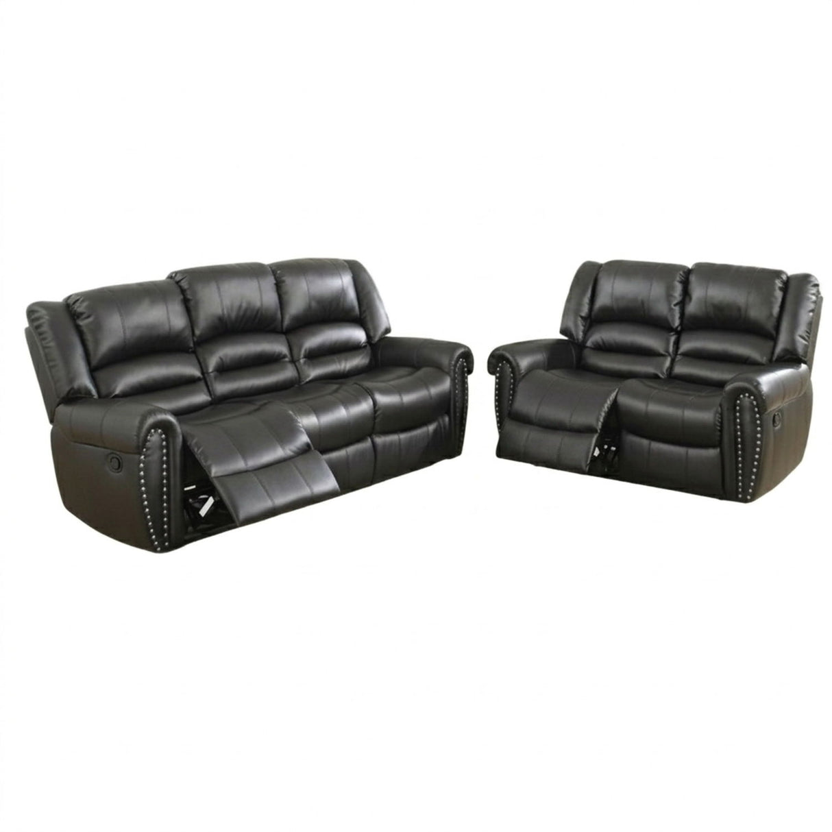 Modern Living Room Set With Nailhead Trim