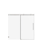Frameless Single Sliding Soft Close Shower Doors, 5/16" Sgcc Tempered Glass