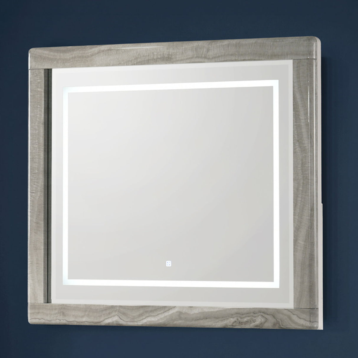 Jazz - LED Mirror With Touch Sensor Switch (Dresser Not Included) - White