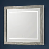 Jazz - LED Mirror With Touch Sensor Switch (Dresser Not Included) - White