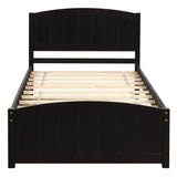 Platform Bed & Headboard, Footboard And Slat Support