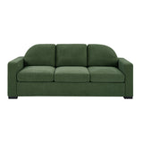 Modern 3 Seater Sofa With Curved Backrest