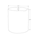 Contemporary Round Accent Table, Indoor / Outdoor