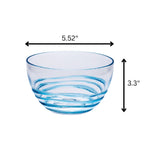 Swirl Acrylic Serving Bowls, Unbreakable