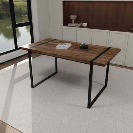 Rectangular Dining Table, 4 - 6 Person Capacity - Wood