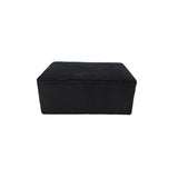 Upholstered Ottoman, Lounge Furniture - Black