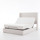 Caron 4.0 - Queen Size Adjustable Bed Frame With Wireless Remote Control, Head And Foot Incline, Massage Function - Black / Gray