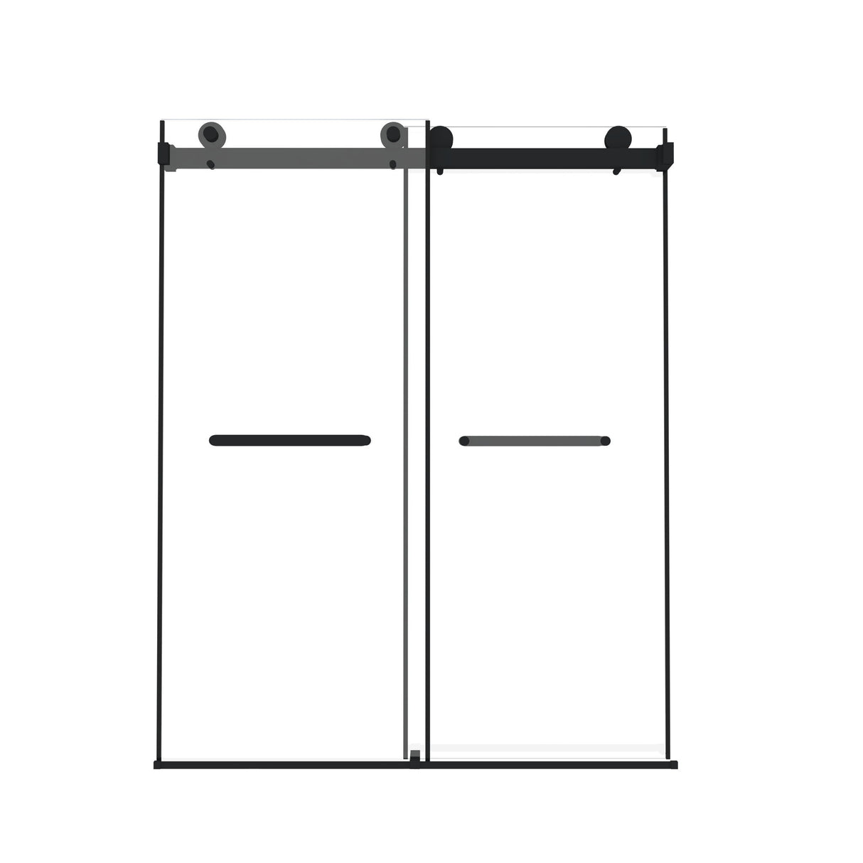 Frameless Double Sliding Shower Door