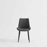Dining Table Set, Chairs (Set of 2) - Gray