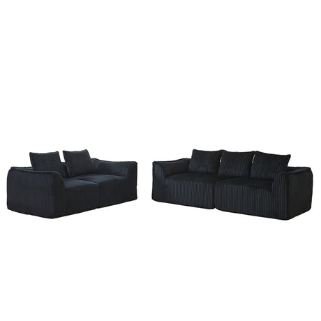 Minimalist Set With Curved Lines & Gently Sloped Backrest