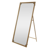 Full Length Mirror With Stand, Floor Standing Dressing - Antique Gold