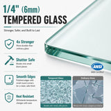 Semi-Frameless Double Sliding Shower Door