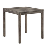 Lucian - Counter Height Pub Table With Tufted Stools