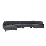 Modern Modular Sectional With Adjustable Back Support