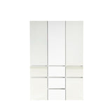 Elise - Modular Closet System With Mirror - White