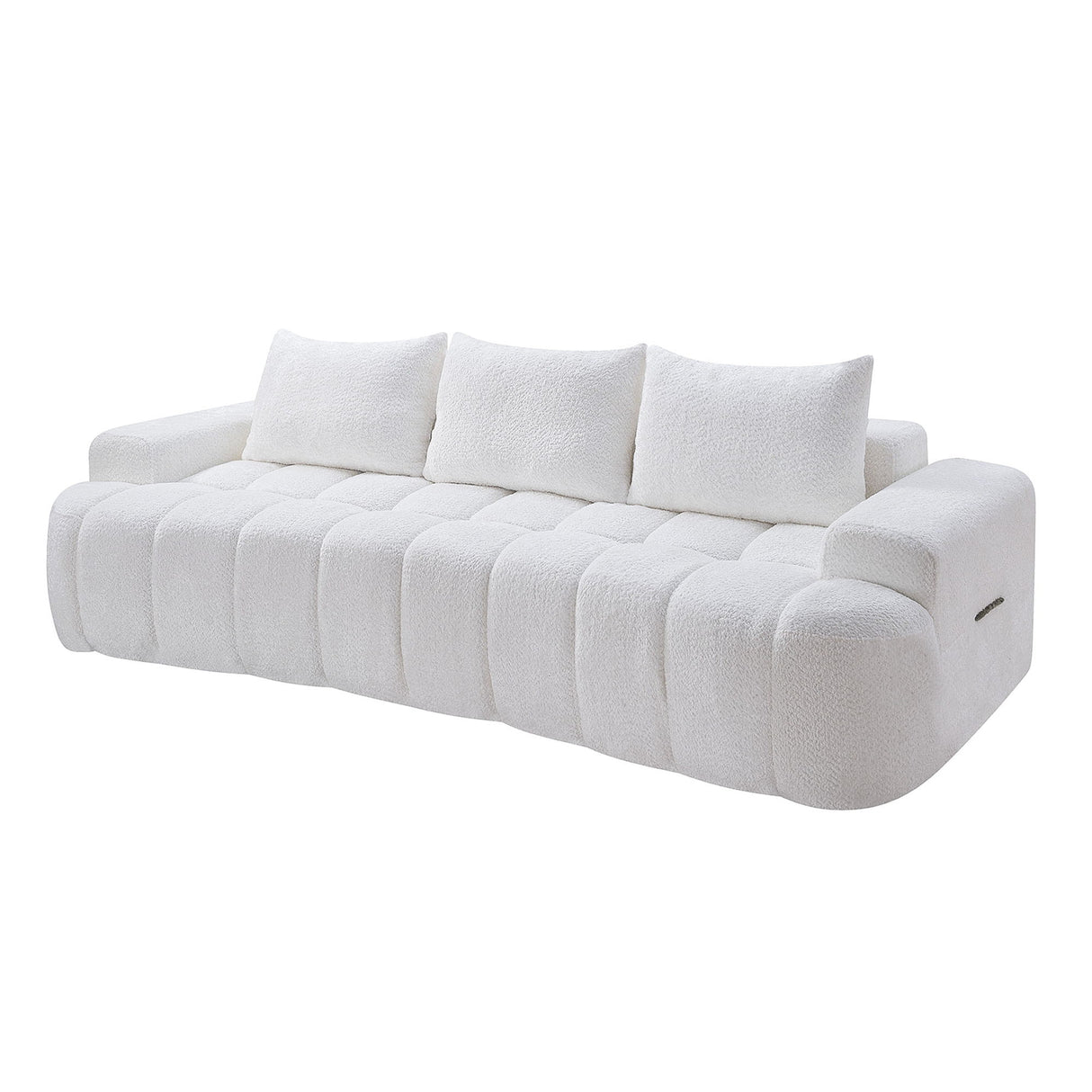 Extra Large Curved Front Compressed Sectional Sofa