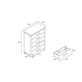 Avery - Chest, Spacious Drawers - Beige