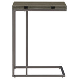 Mortimer - Snack Table With Expandable Top - Gray