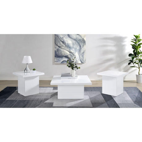 Eldridge - Coffee Table Set With Square Tops