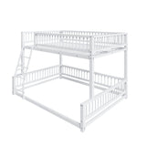 Bunk Bed With Ladder And Safety Guardrails