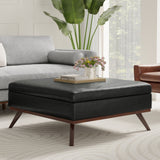 Owen - Multifunctional Square Coffee Table Storage Ottoman