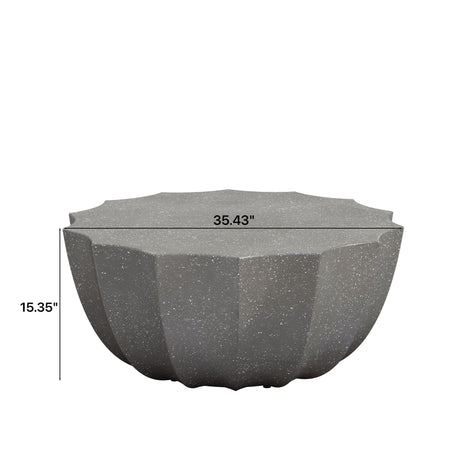 Modern Round Coffee Table For Indoor / Outdoor