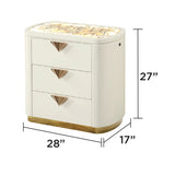La Pierre - Nightstand - Beige