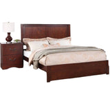 Bed With 2 Panel Headboard