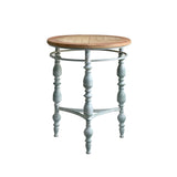 Round Top Carved Table For Living Room