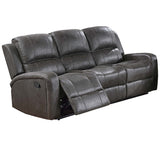 Modern Reclining Sofa With Padded Seat And Backrest