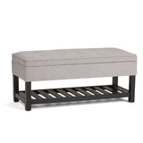 Cosmopolitan - Storage Ottoman Bench With Open Bottom