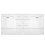 Shaker Free Standing Bathroom Vanity Cabinet & Sink, Soft Close Drawers, Soft Close Doors