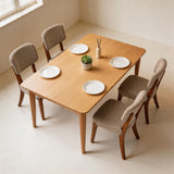 Contemporary Armless Dining Chairs (Set of 2)