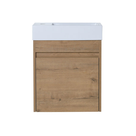 Sink Floating Bathroom Vanity With Soft Close Cabinet Door