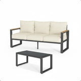 Modern Outdoor Sofa Set With Coffee Table