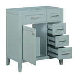Modern Bathroom Vanity Base Only With Drawers, Freestanding Design