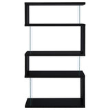 Elias - 4 Shelf Bookshelf With Zigzag Design