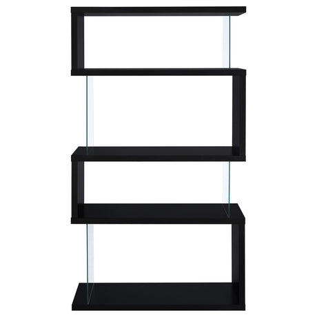 Elias - 4 Shelf Bookshelf With Zigzag Design