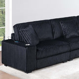 Contemporary Style Chair With Cup Holder Armrest