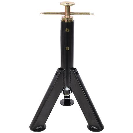 RV Adjustable Telescoping Stabilizer Jack Stand Supports Stabilizer, 16" To 30" (Set of 2) - Black