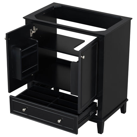 Modern Bathroom Vanity Base Only With Doors And Drawer
