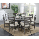 Upholstered Dining Chairs (Set of 2) - Brown - Wood