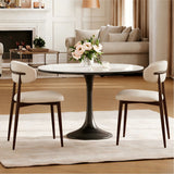 Upholstered Dining Chairs For Dining Room (Set of 2) - Beige