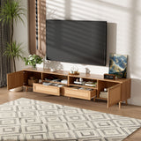 TV Stand, Media Console With Cable Management